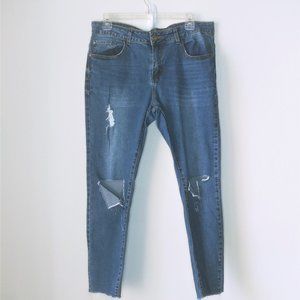 Cotton On The Ripped Skinny Jean - Size 10